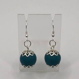 Turquoise Clay Earrings